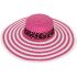 Elegant Wide Brim Ribbon Bow Beach Hat