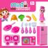 Girls Pink Mini Kitchen Play Set