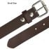 Kids Leather Belts Quality Brown for Kids Small size