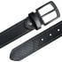 Belt for Men Black Leather with Dot Pattern Mixed sizes