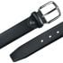 Mens Leather Belts Classic Carbon Black Mixed sizes