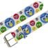 Leather Belts Birds Printed on White