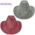 Sparkly Rhinestone Cowboy Hats - Party Cowgirl Hats with Assorted Colors