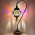 Colorful Sunflower Handmade Mosaic Turkish Lamp with Swan Neck Style - Without Bulb