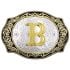 Golden Initial B Belt Buckles