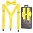 Cute Yellow Kid Bowtie and Suspenders Set 