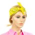 Yellow Paisley Print Polyester Bandanas