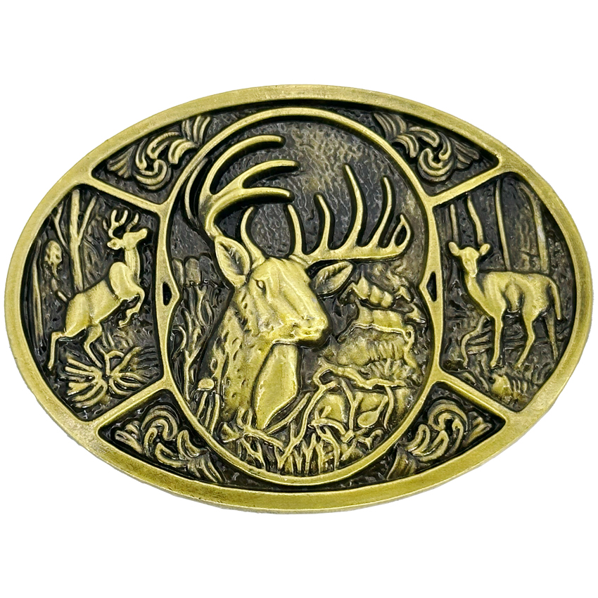 Deer Figure BELT Buckle