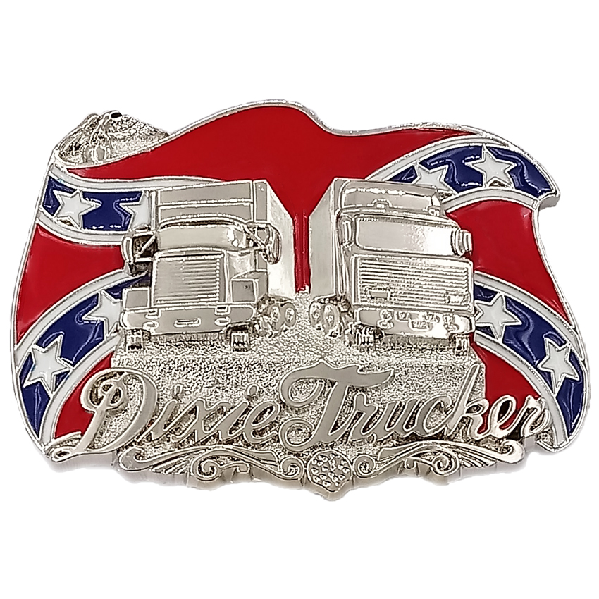 Dixie Trucker BELT BUCKLE