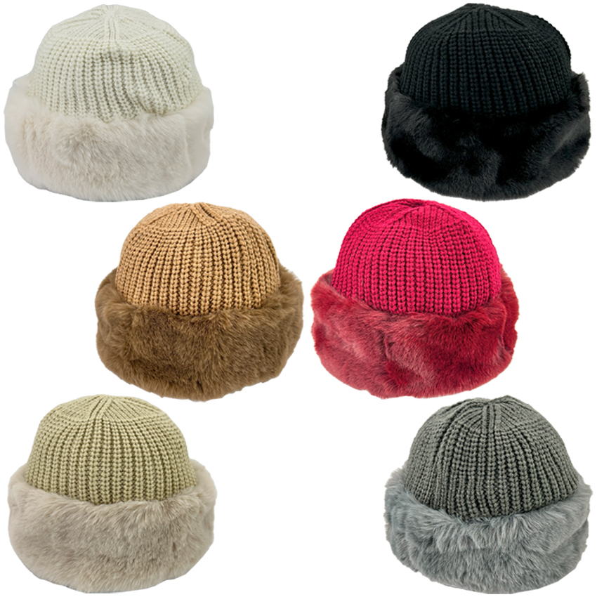 Faux Fur WINTER HATS for Women - Mixed Colors