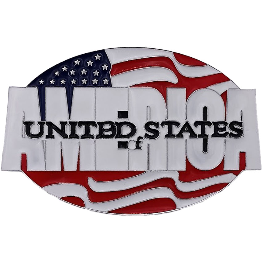 United States Flag BELT Buckle