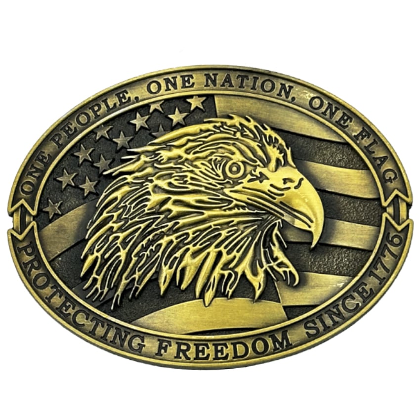 Freedom Protector Eagle Belt Buckle