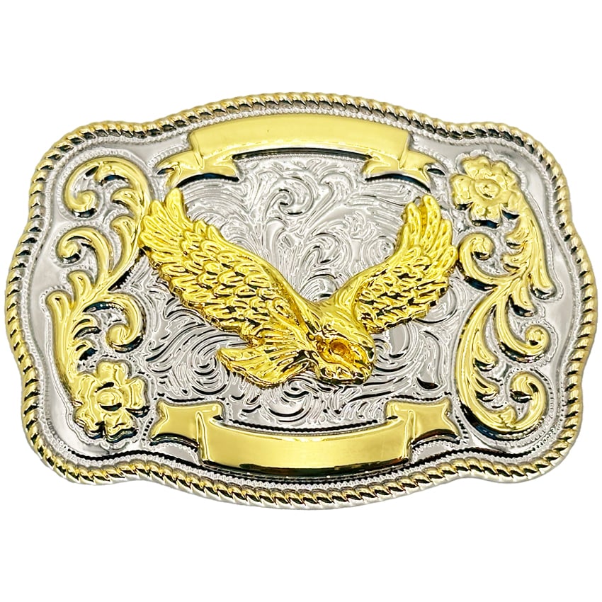 Golden Flying EAGLE Oversized Belt Buckle