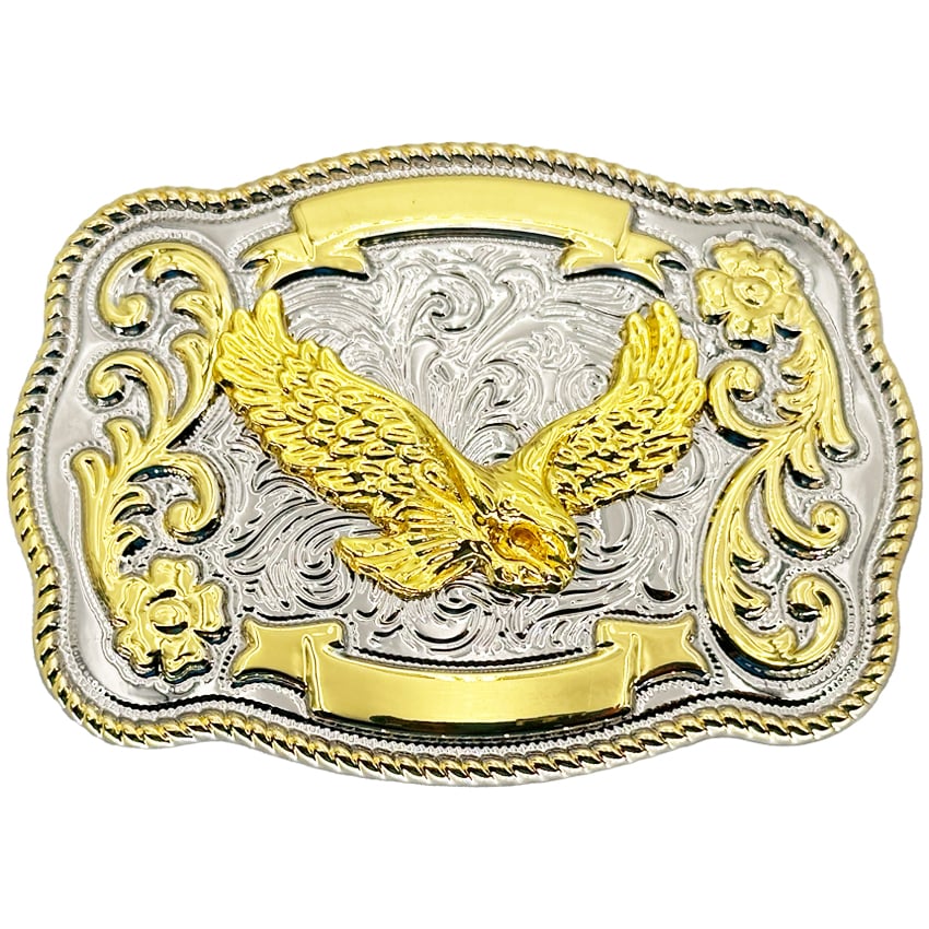 Golden Flying Eagle Oversized BELT BUCKLE