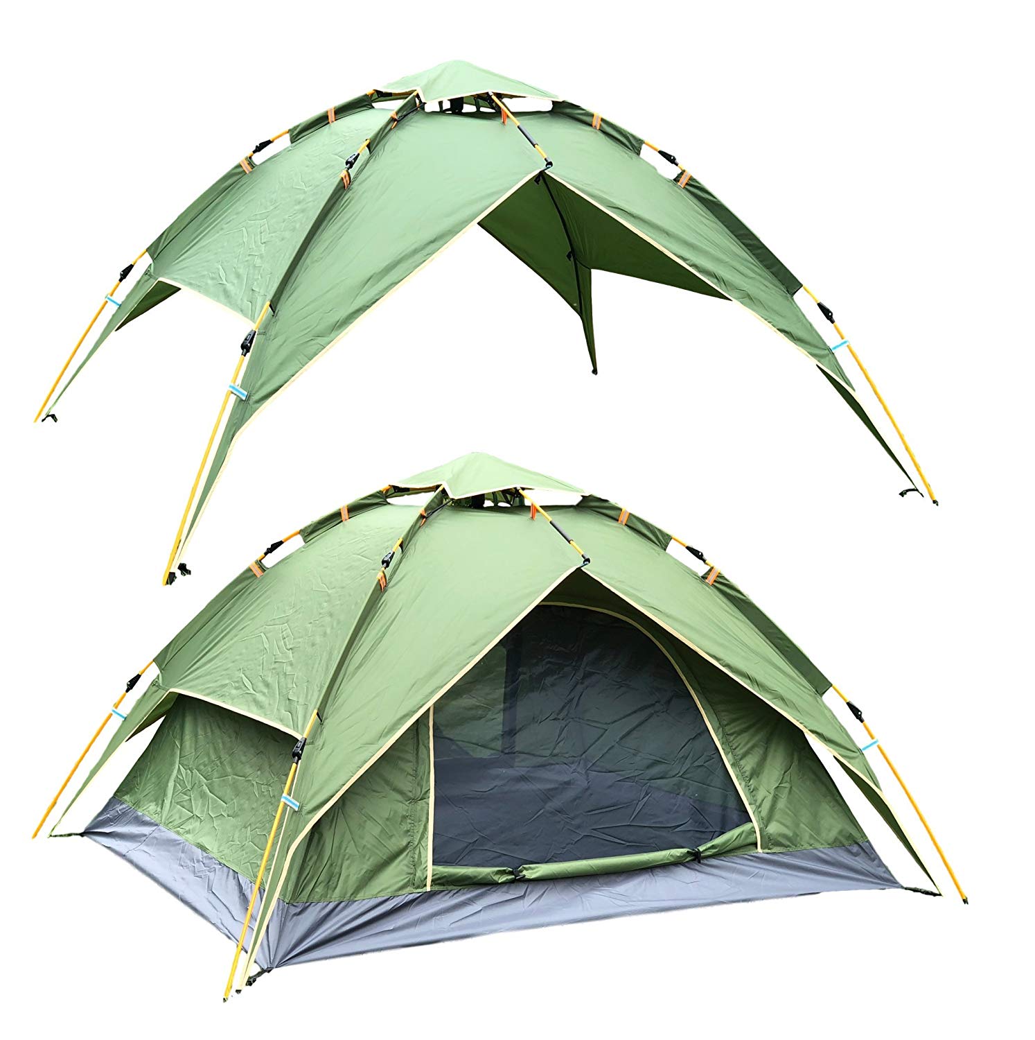 Green CAMPING TENT for Outdoor or Backyard Events