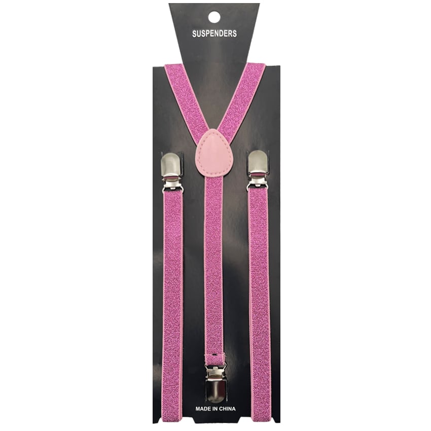 Pink Suspender for Adult Men