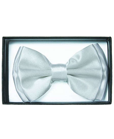 Classic White Adult Bowtie