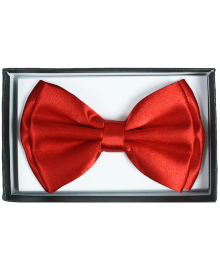 Bold RED Adult Bowtie
