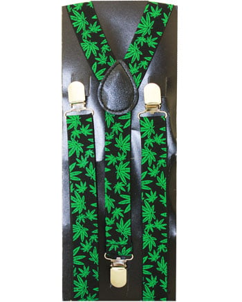 Green Floral SUSPENDER