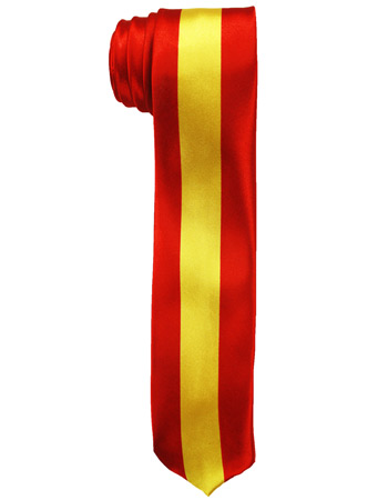 Red and Yellow Slim TIE
