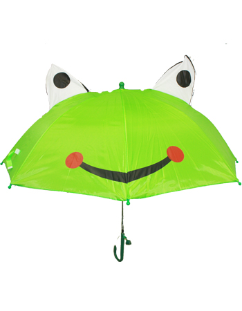 Fun Frog Automatic Kid UMBRELLA with Whistle