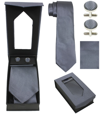 Plain Grey TIE Set