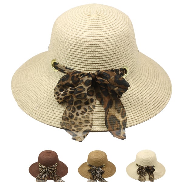 Elegant Ribbon Knot Bucket HAT