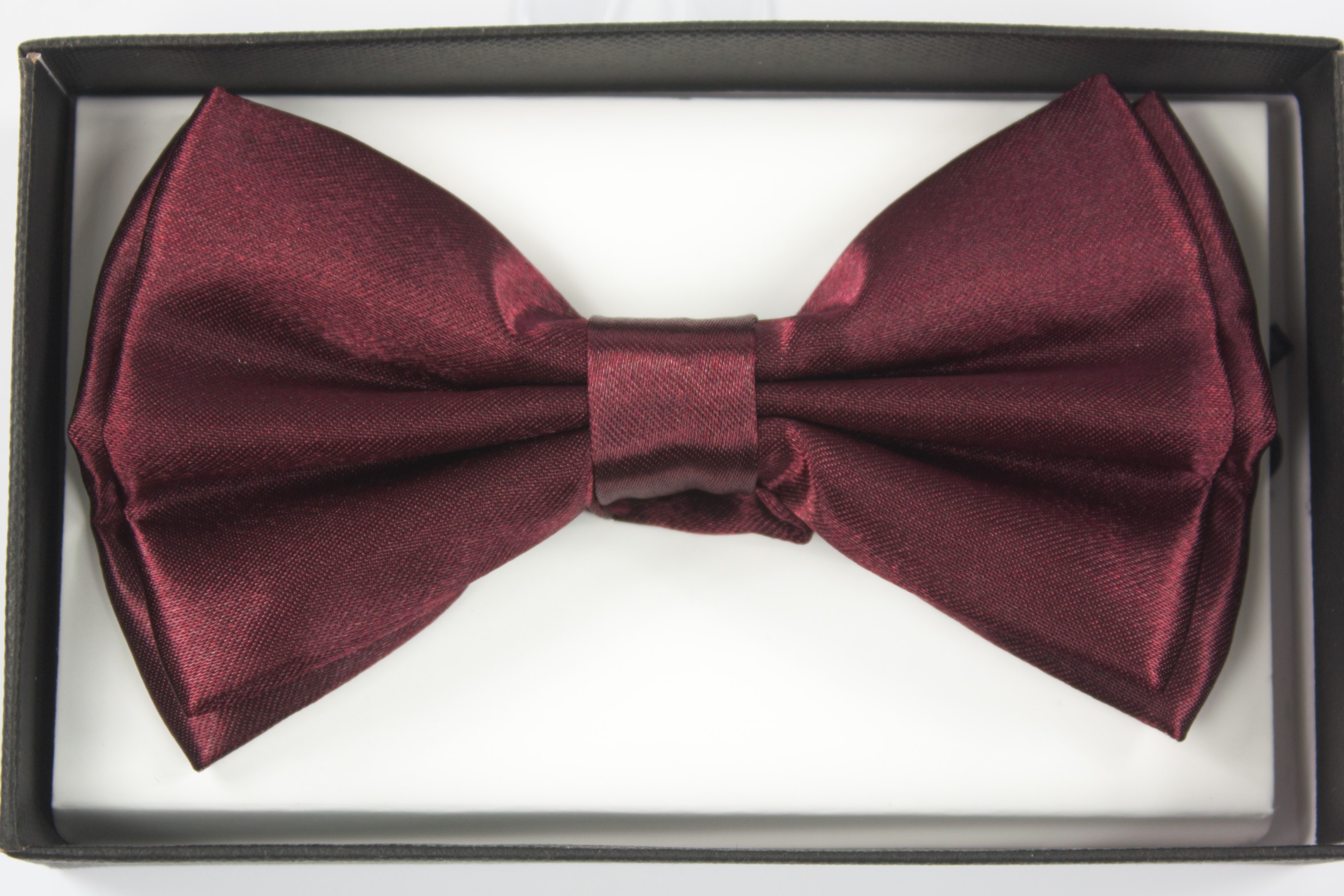 Burgundy Color Adult Bowtie