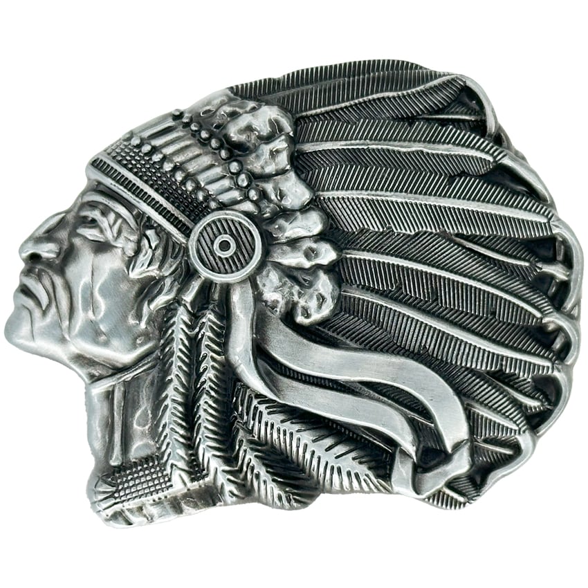 Indian Chief BELT BUCKLE