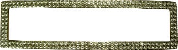 Led Rhinestone FRAME Large for Rhinestine Initial Belt Buckles