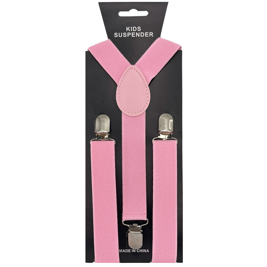 Pink Kid SUSPENDERS