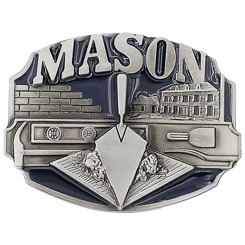 Mason BELT Buckle with Trowel