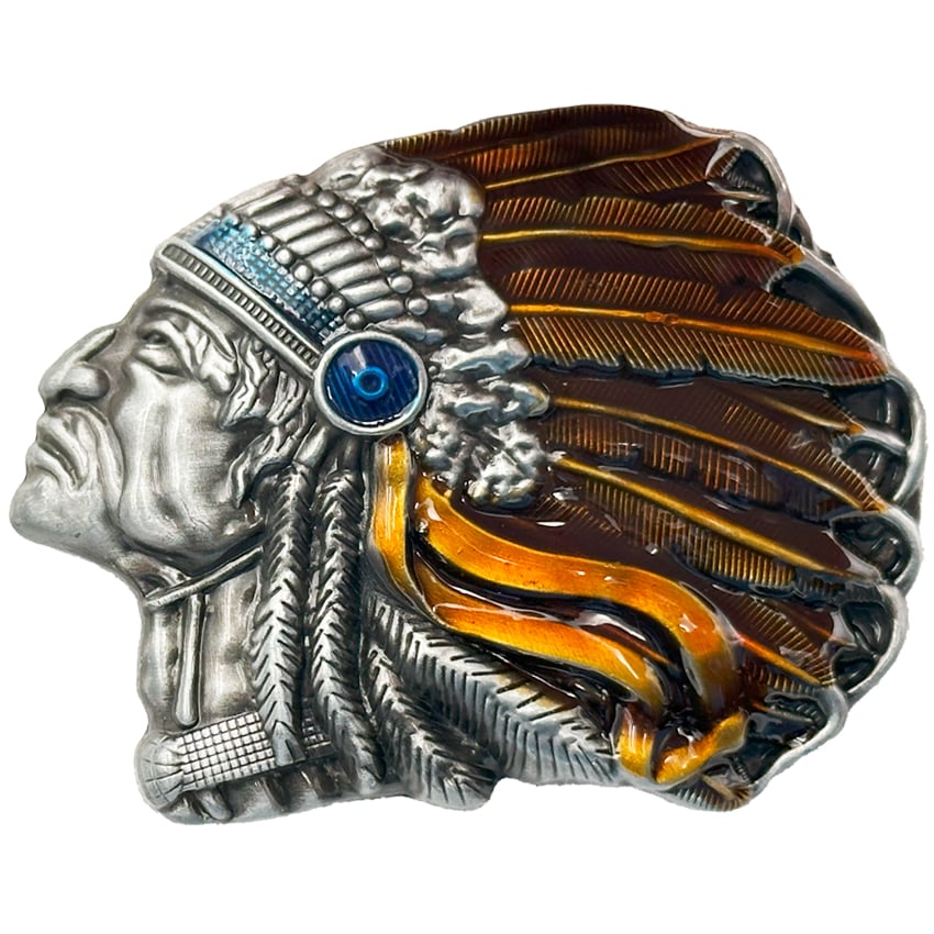 NATIVE AMERICAN Style Arrowhead Belt Buckle