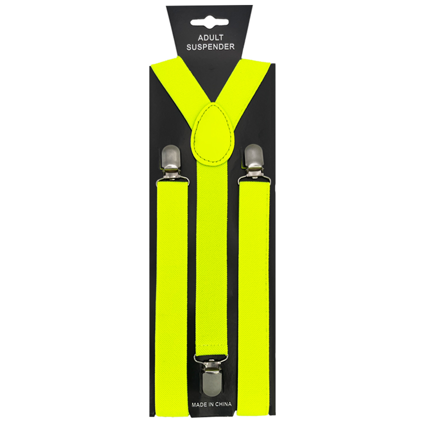 Neon Green Suspender