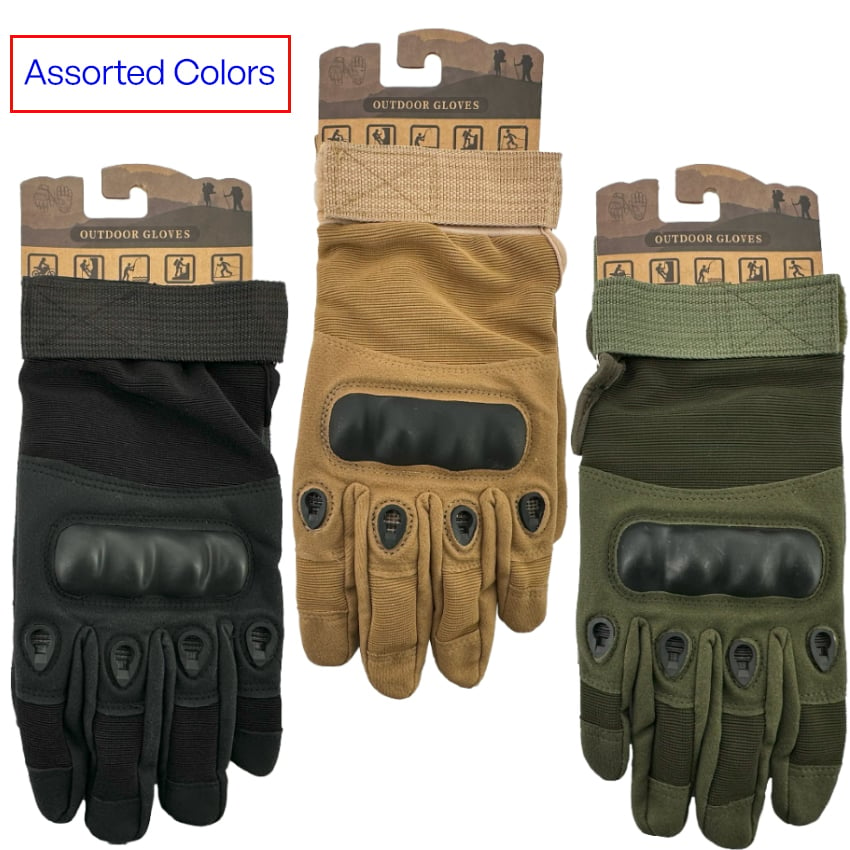 Full Finger MOTORCYCLE Gloves with Hard Knuckle for Men and Women