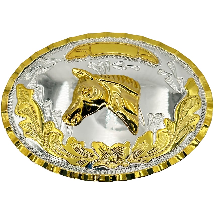 Oversize Horse Head Belt Buckle