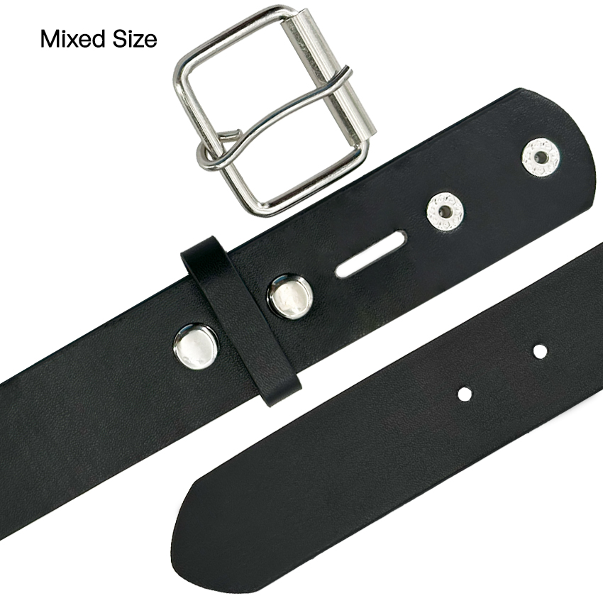 Black Buckle BELTs for Adults - Mixed size