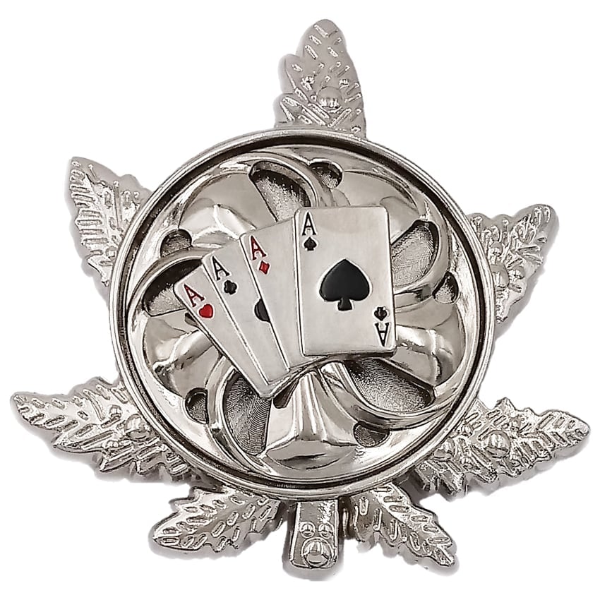 PLAYING CARDS Spinner Belt Buckle