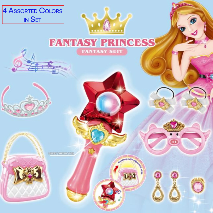 Fantasy Princess Suit Set - 4 Assorted Colors in Set