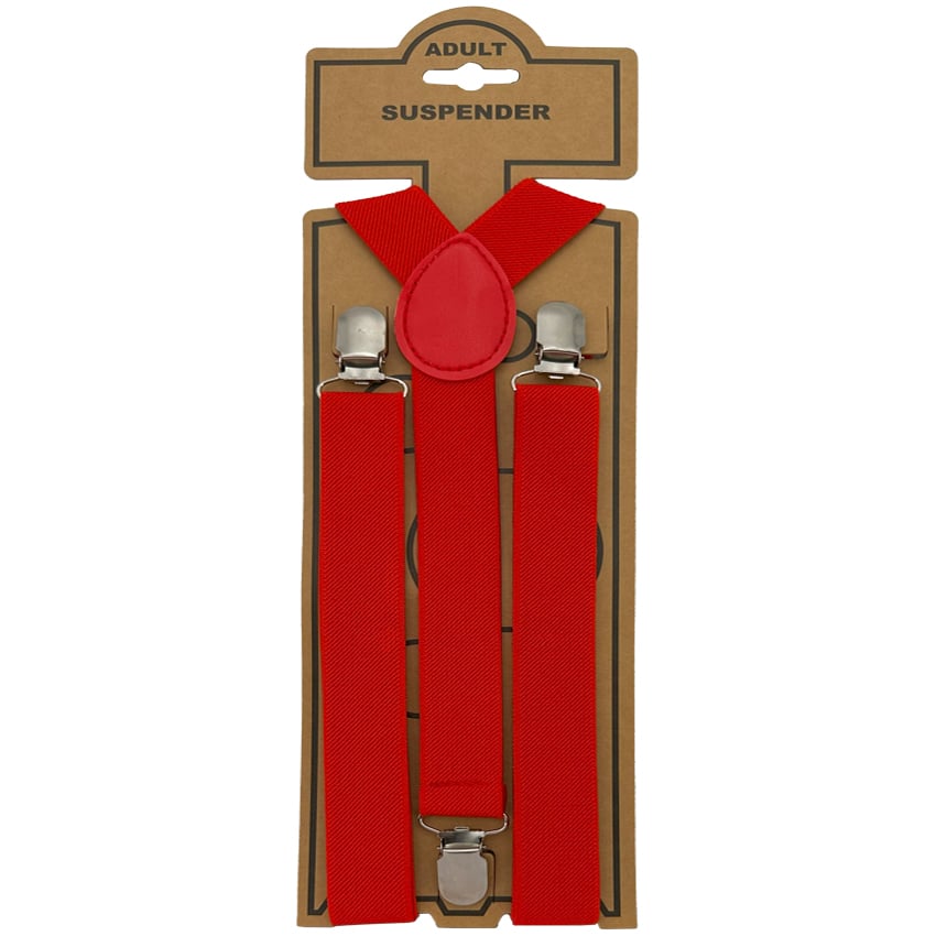 Red ADULT Suspender