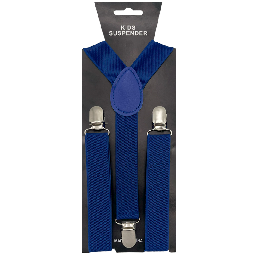 Royal Blue Kid SUSPENDERS