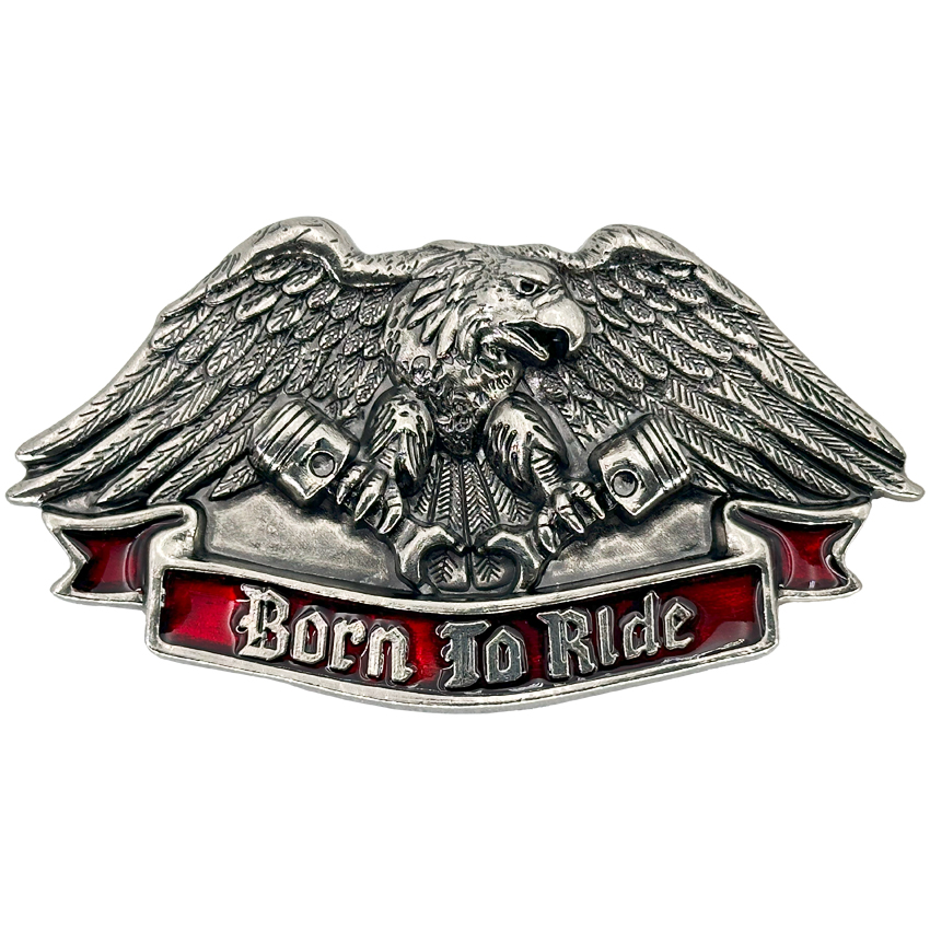 Born to Ride Magnificent EAGLE Belt Buckle