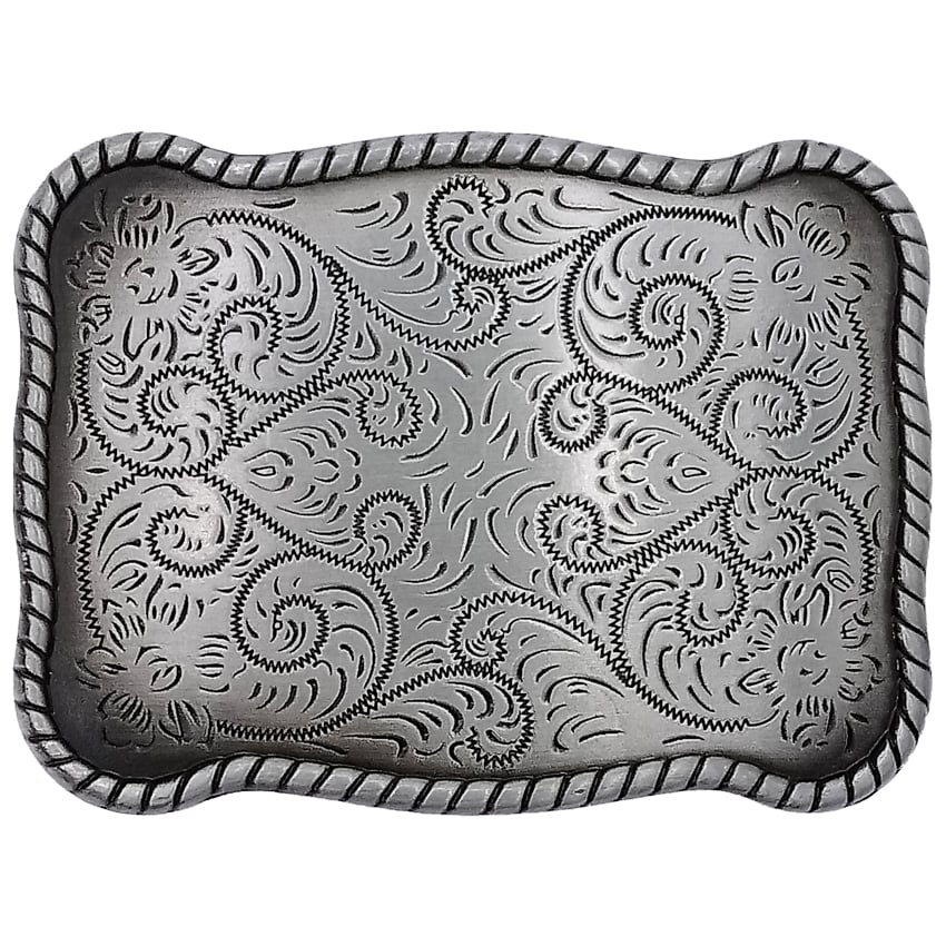 Silver Western BELT BUCKLE