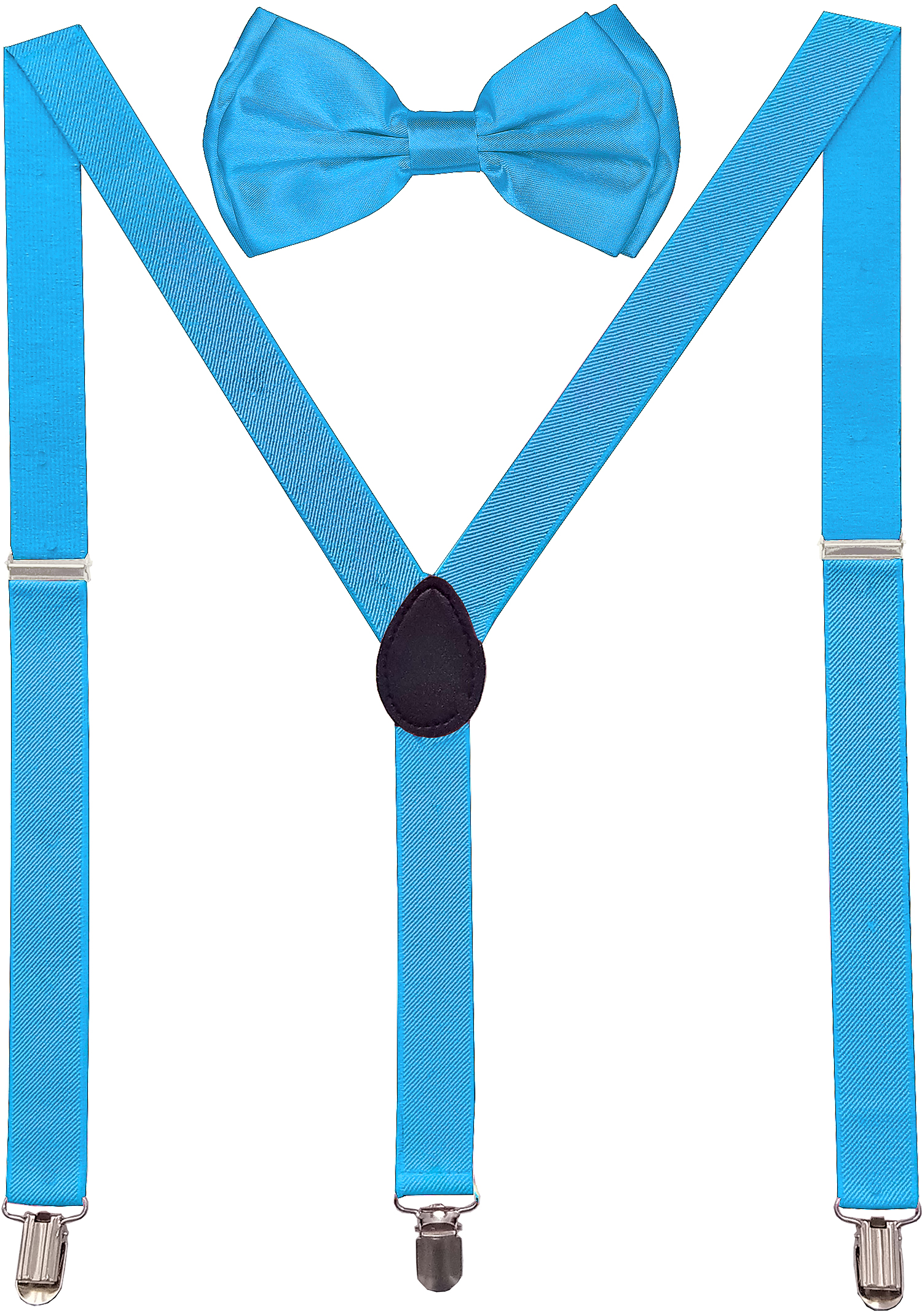 Light Blue AB Suspenders Set