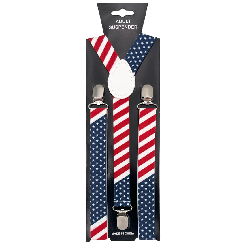 Patriotic American Flag SUSPENDER