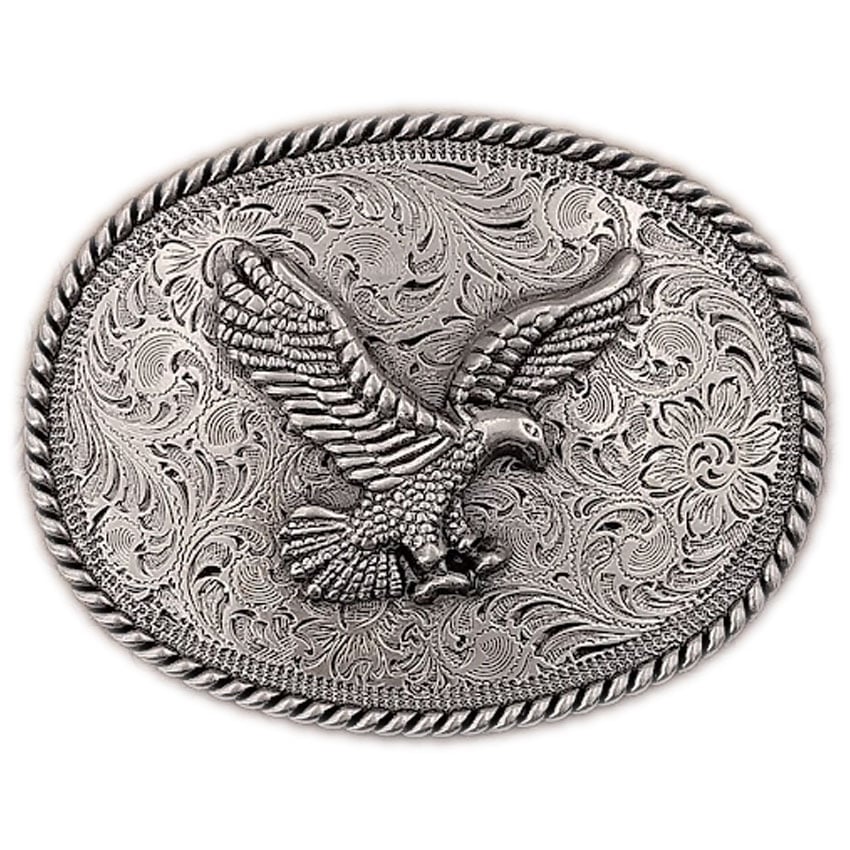 Silver Flying EAGLE Belt Buckle