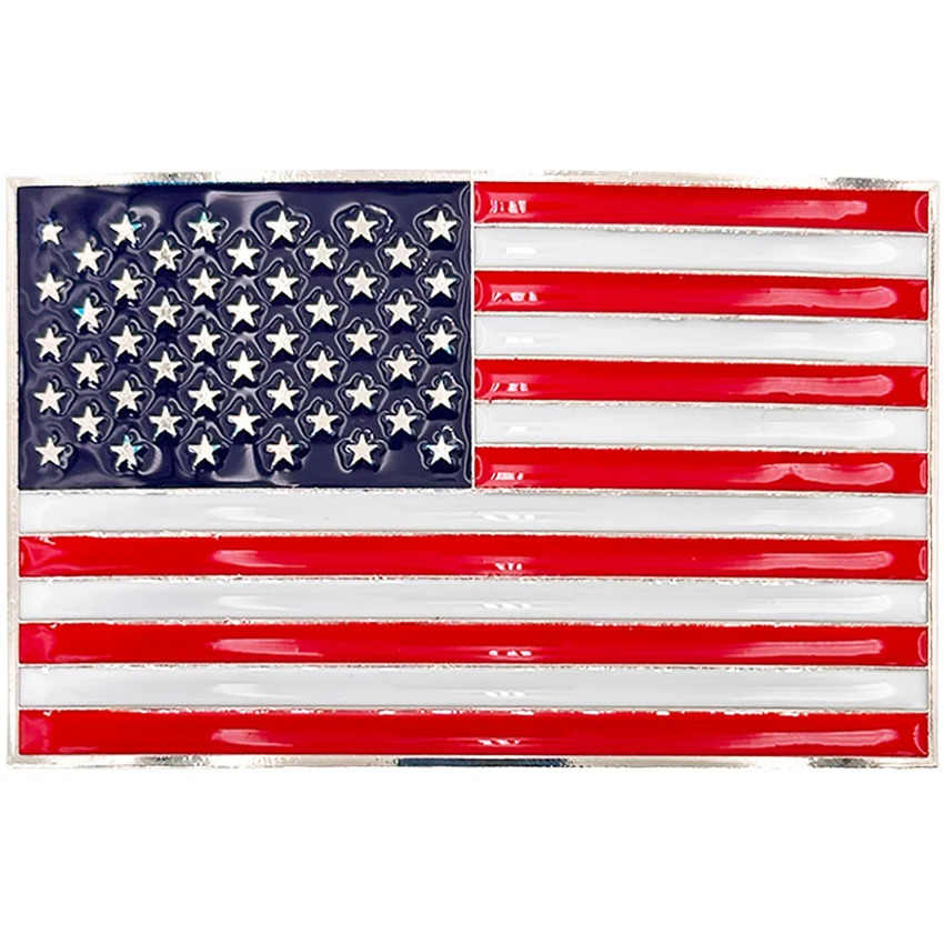 USA Flag BELT BUCKLE