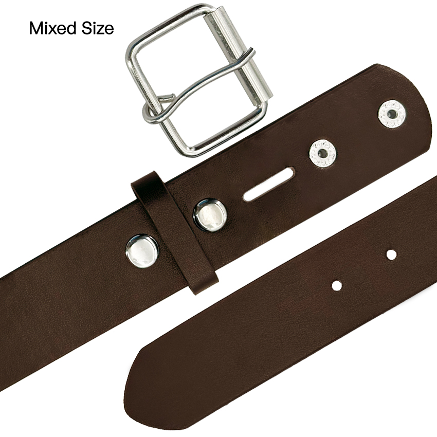 Brown Buckle BELTs for Adults - Mixed size