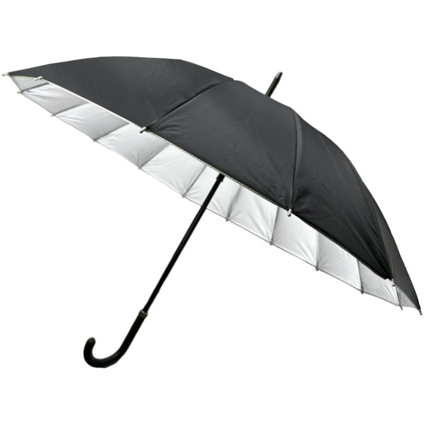 Black Golf UMBRELLAs with Crook Handle