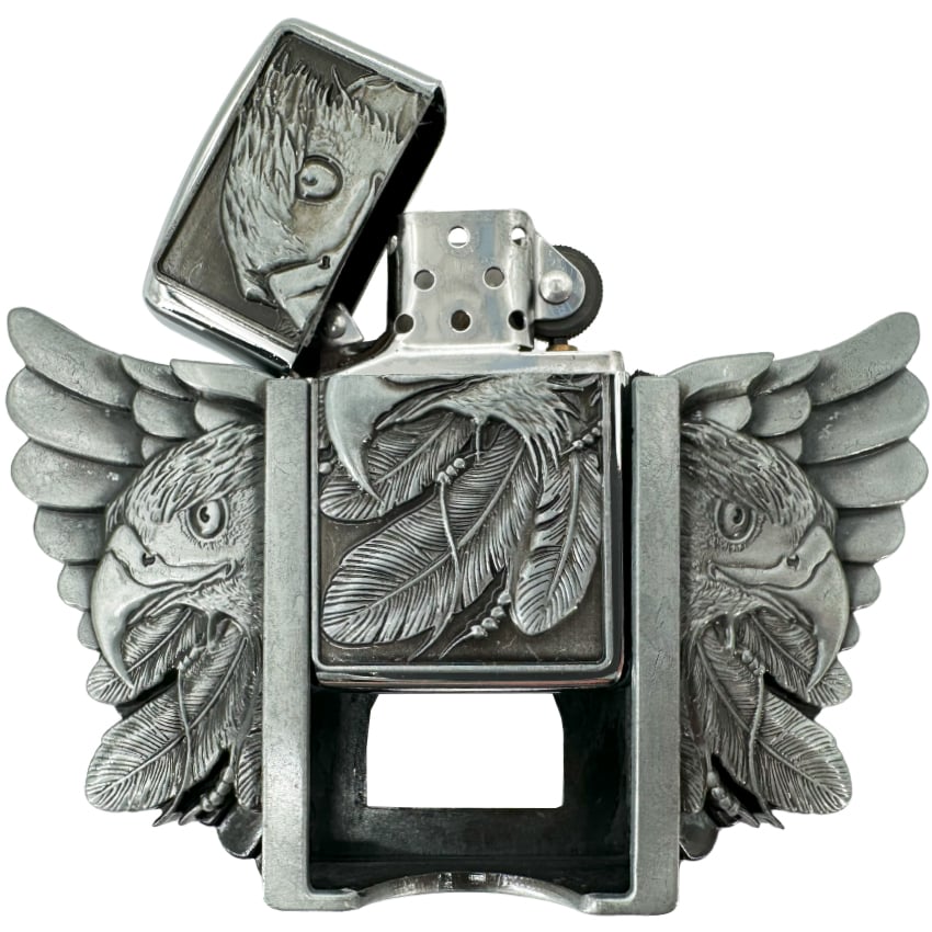 Proud Eagle Design VINTAGE Lighter Belt Buckles